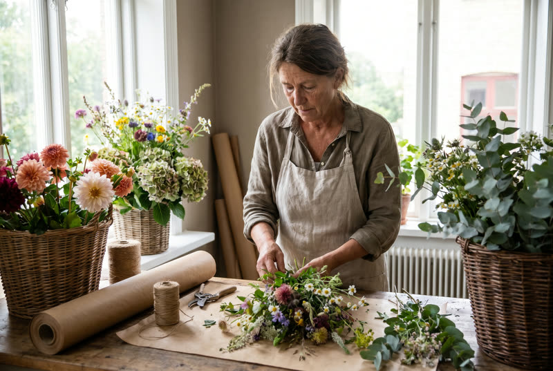Florera — lokal floristbutik vid S:t Knuts Torg i Malmö