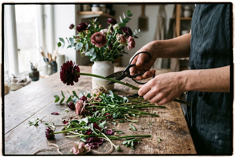 Florist förbereder blomsterleverans — guide för florister i Uppsala